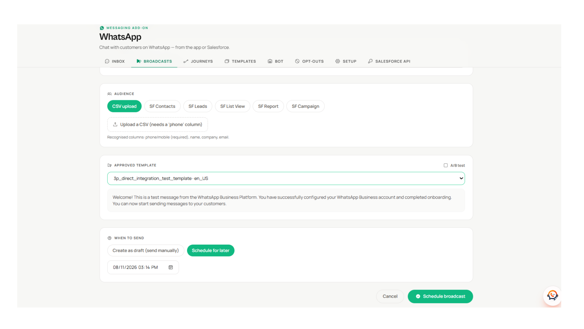 Scheduling & Controls