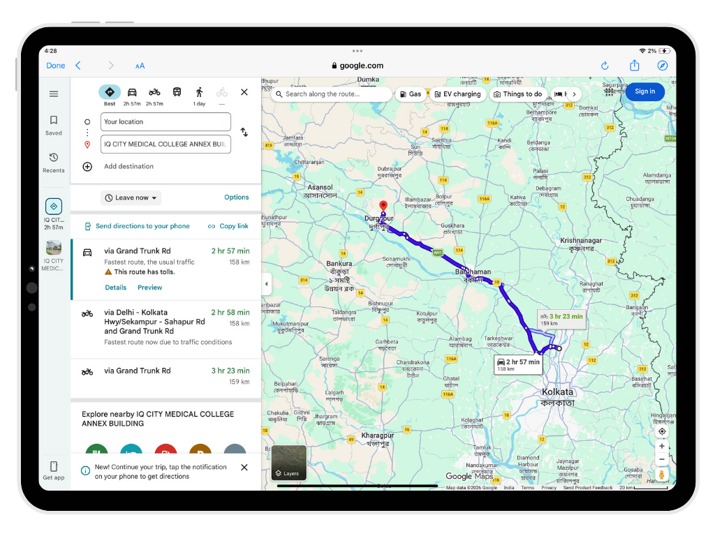 Geo Tracking & Route Visibility
